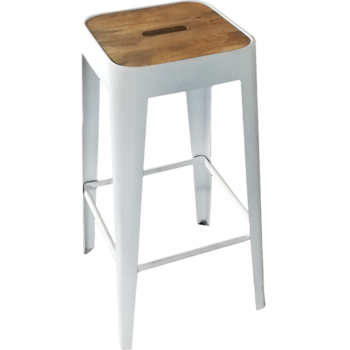 tabouret-metal-blanc-bois-ta32